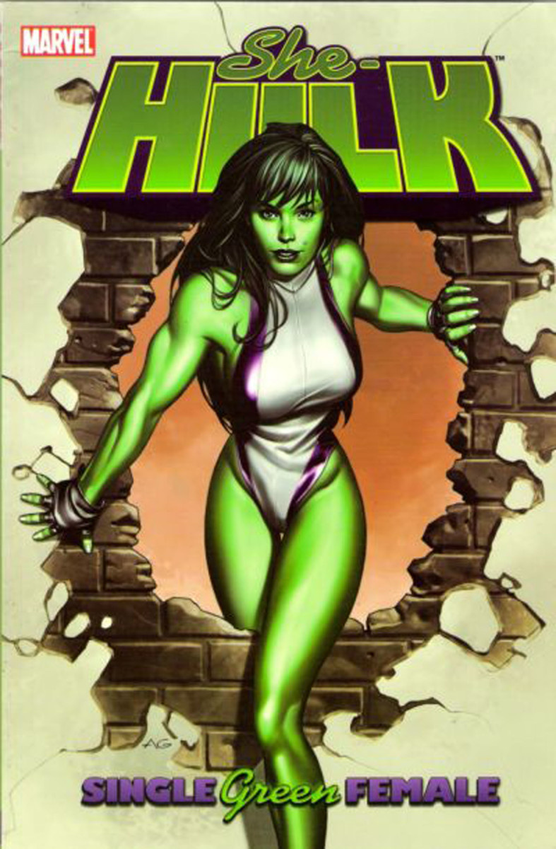   She-Hulk # 1 serie de cómics de 2004. Portada de Adi Granov.