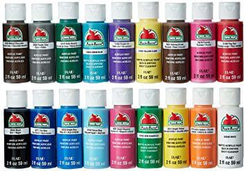 Акрилните бои е най-добре да се използват при боядисване на скали, но можете да използвате и маркери за боя и метални маркери. Аз лично използвам всичките 3!