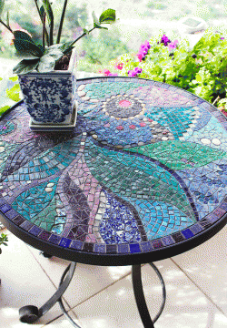 Mosaik Tischplatte
