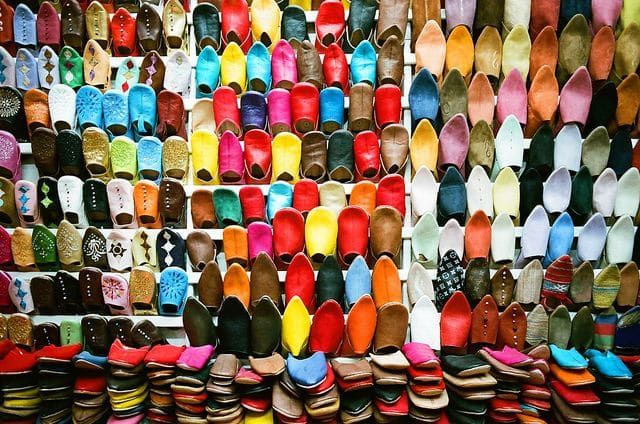 Muro de zapatos