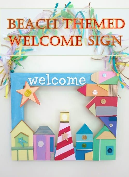 Comment faire un panneau de bienvenue sur le thème de la plage