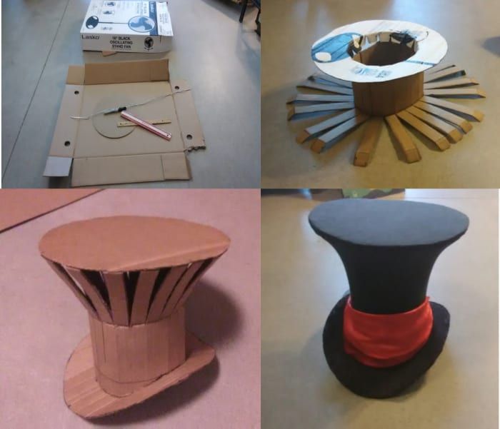 Der Hutmacher von Loveland Top Hat Design: Vom Karton bis zum kompletten Hutmacher-Zylinder