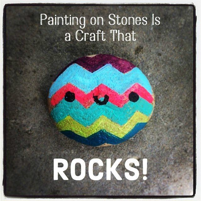 La peinture sur des pierres est un métier qui vibre!