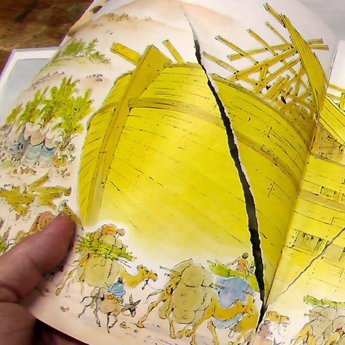 本の破れたページを修復する方法