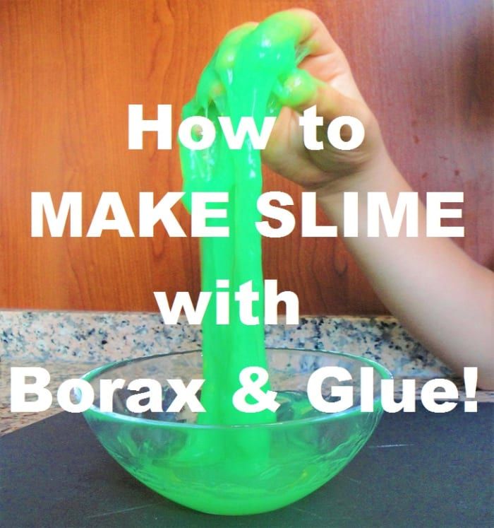 Comment faire du slime avec du borax et de la colle