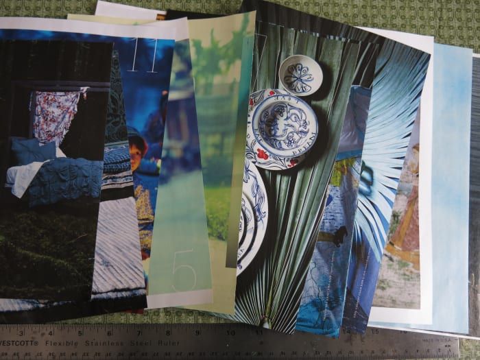 Kataloge und Magazine sind großartige Quellen für farbenfrohe Bilder für Papierperlen
