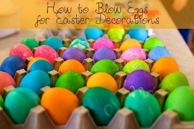 Kuinka puhaltaa munia pääsiäiskoristeisiin