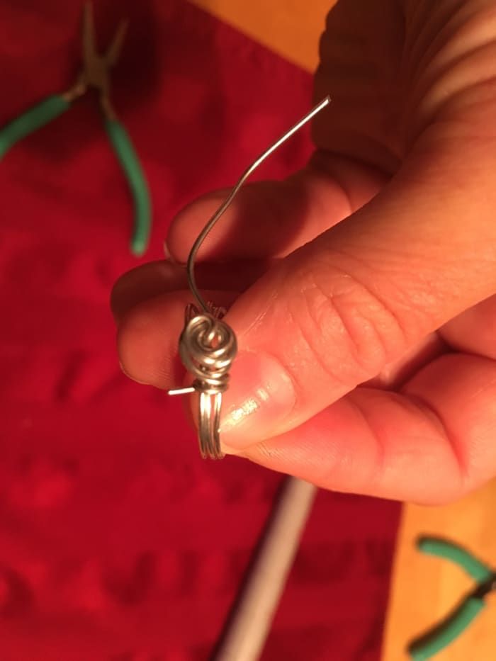 hogyan kell elkészíteni a drót-csomagolást-rózsa-gyűrűt