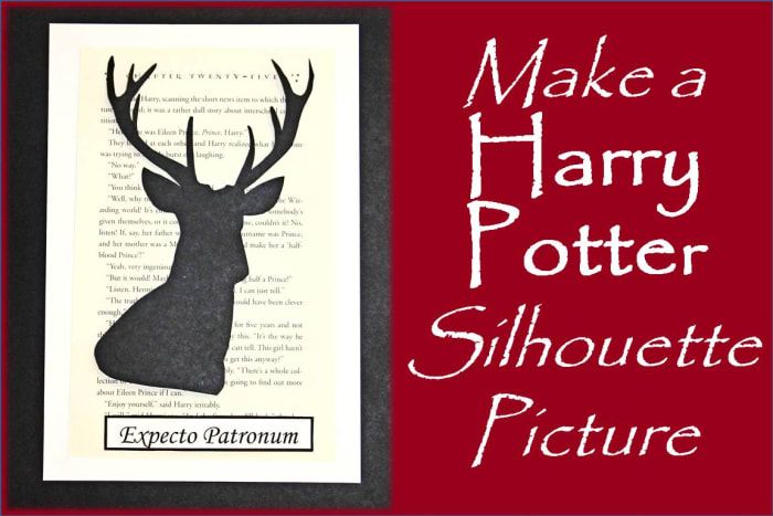 Un artisanat Harry Potter rapide et facile: photos de silhouette de papier