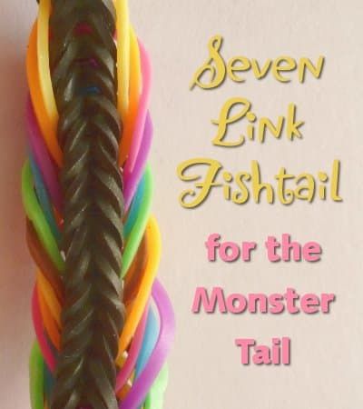 Модел от седем връзки с рибена опашка за стан на опашката на чудовището