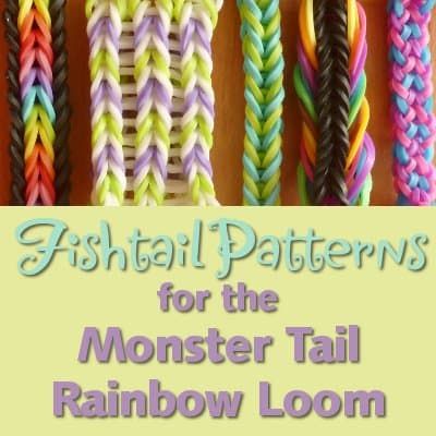 Много страхотни шарки за рибена опашка за мини стан Rainbow MonsterTail