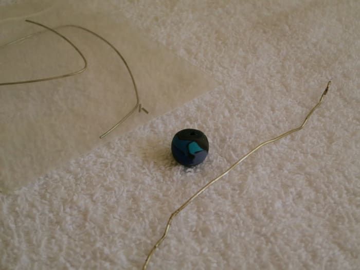 matériaux pour broche de châle en fil et en perles