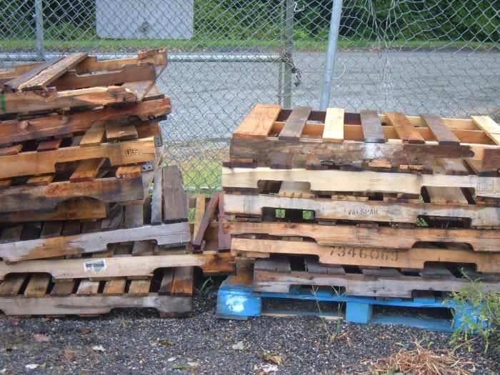 ¡Reutilice madera de palets viejos!