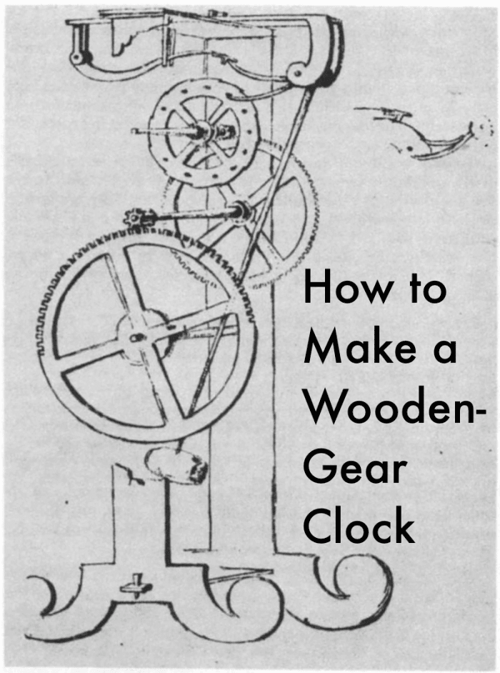كيفية صنع ساعة خشبية ذات تروس