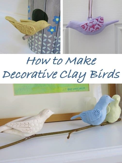 Wie man dekorative Vögel aus Ton macht