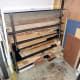 Organisation du bois dans les nouvelles unités de stockage temporaires