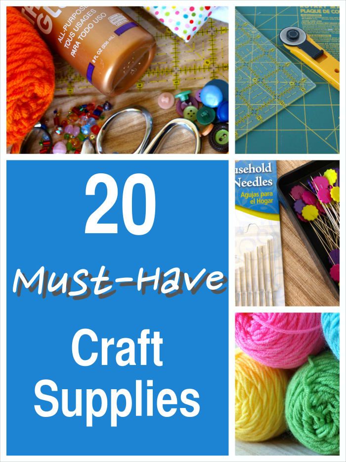 20 materiales para manualidades que todo artesano debería tener