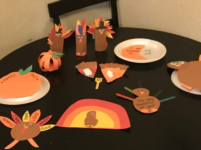3 einfache DIY Thanksgiving Basteln für Kinder zu machen