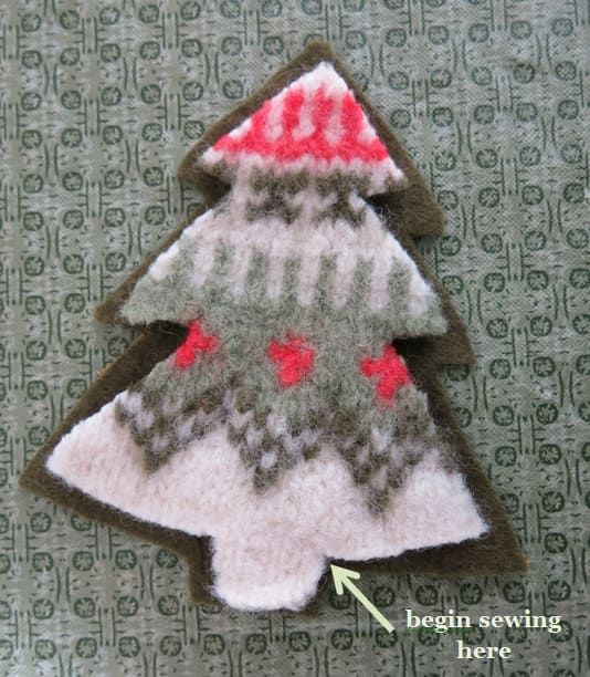 tutorial-diy-craft-cómo-convertir-un-suéter-viejo-en-un-adorno-navideño