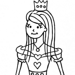 Как да нарисувате принцеса стъпка по стъпка за деца
