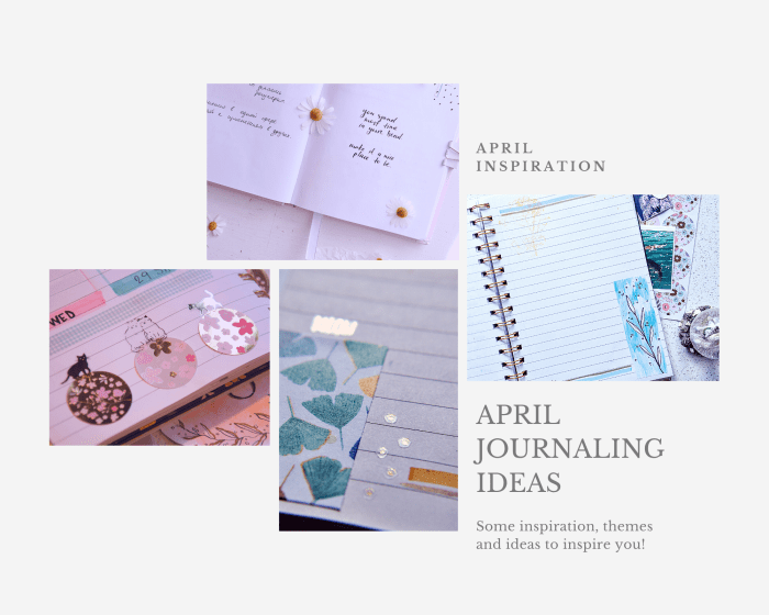 Ideen für das Bullet Journal vom 10. April: Kreative Inspiration für den Monat April