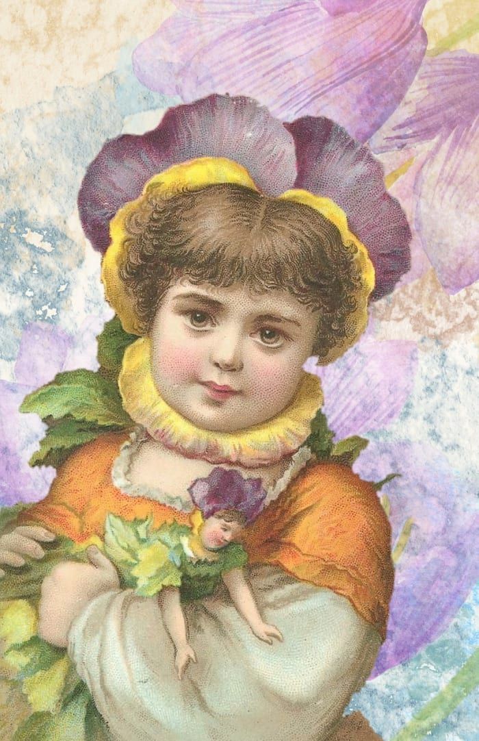 Porträtfärbung eines kleinen Kindes: Wenn Sie mit dem Hintergrund beginnen, können Sie auch die verbleibenden Farben bestimmen, während Sie den Färbevorgang fortsetzen.