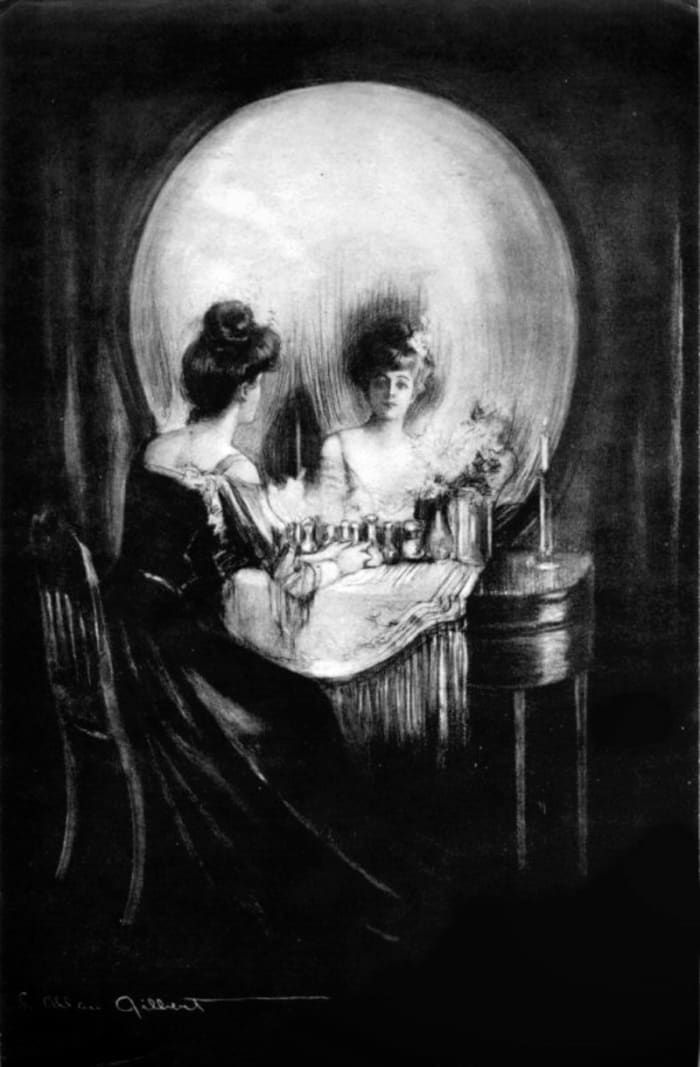 C. Allan Gilbert, All Is Vanity: The Ultimate Death Illustration