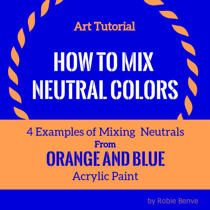 Comment mélanger les couleurs neutres de l'orange et du bleu