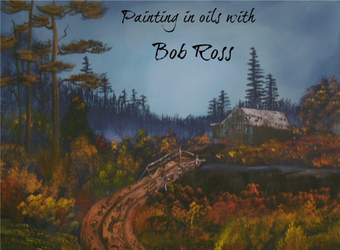 Gemalt von Wilderness nach den Bob Ross-Methoden.
