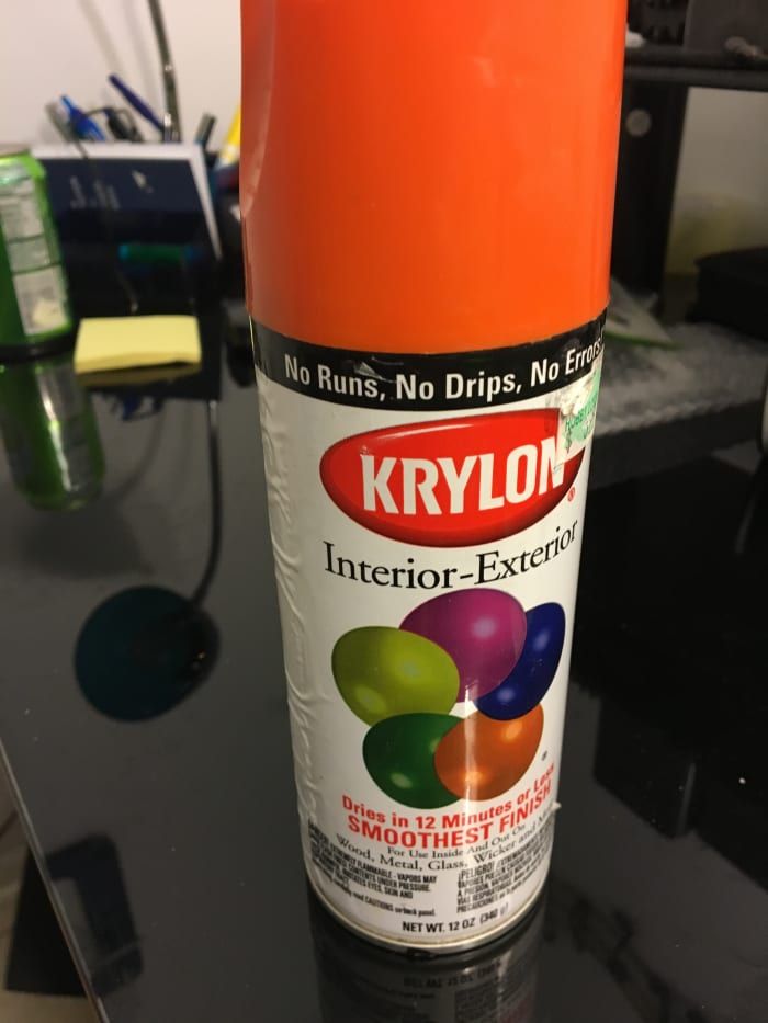 Krylon Spray vor 2006 Acryllackfarbe