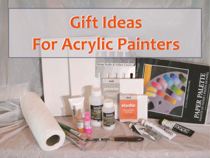Nápady na darčeky pre umelcov maľujúcich akrylom