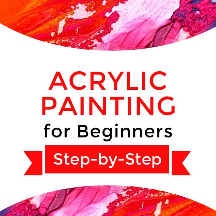 Acrylmalerei für Anfänger Schritt für Schritt. Ein Artikel, in dem die sieben Materialien erklärt werden, die zum Malen mit Acryl benötigt werden, wie man anfängt, wie man die Malkomposition plant und wie man mit dem Malprozess fortfährt.
