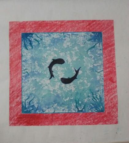 Как да нарисувате риба в подводна сцена: прости стъпки за деца