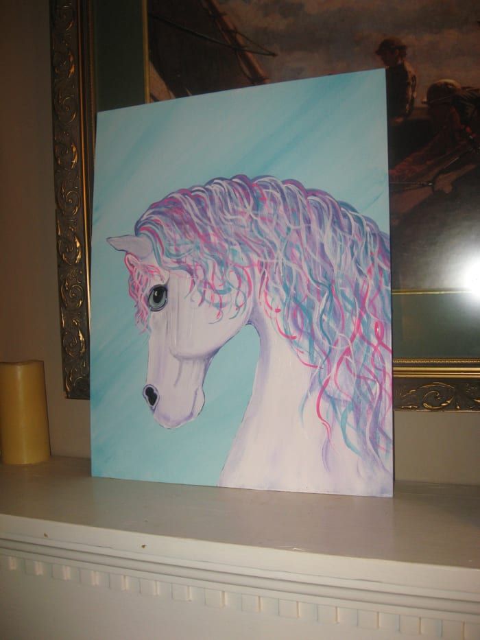 Цветна конна живопис