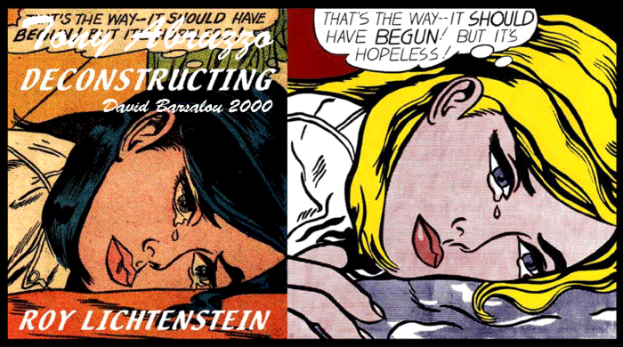 Dieses Bild zeigt, wie Lichtenstein seine Quelle von einem Comic in einen verwandelt hat