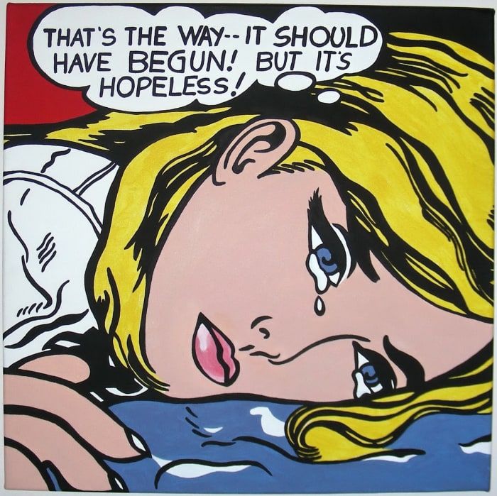 De la bande dessinée aux beaux-arts, Lichtenstein transforme l