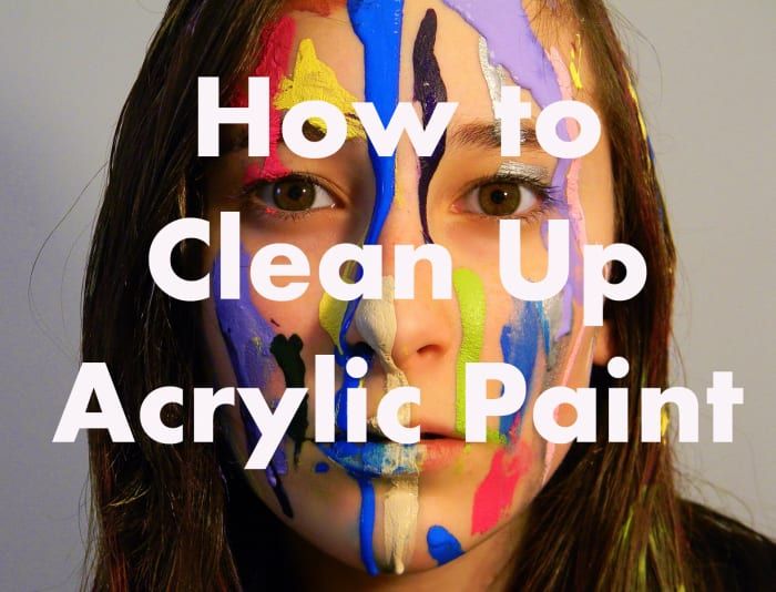 Hur man rensar akrylfärger