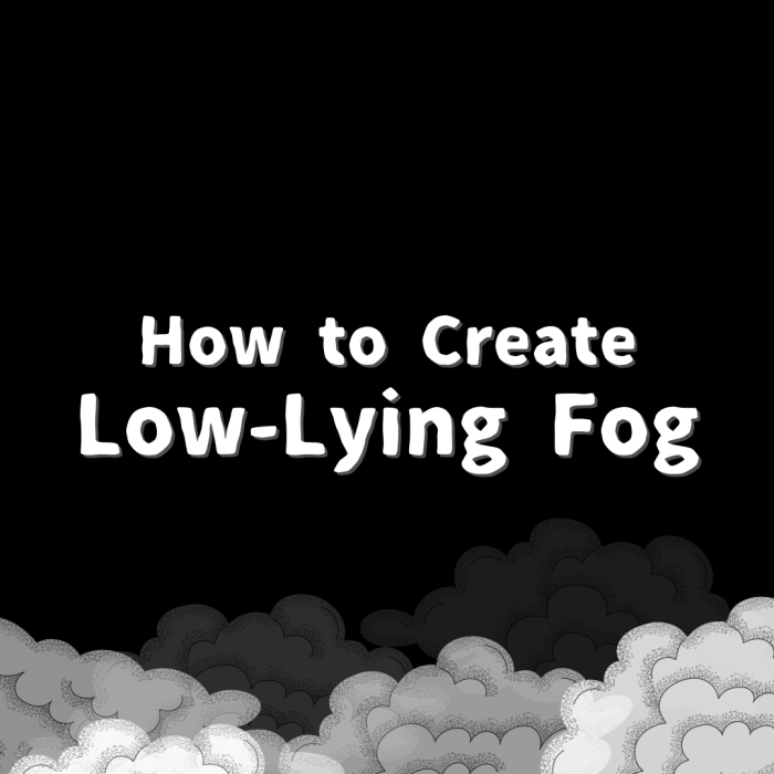 Comment créer un brouillard bas (brouillard au sol) avec une machine