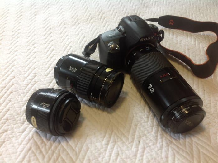 عدسات Minolta Maxxum المتوافقة مع كاميرات DSLR من سوني