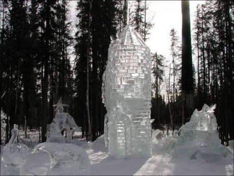 Gebäudeskulptur aus Russland