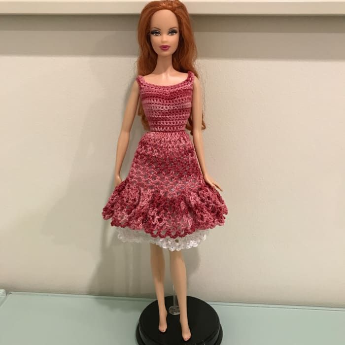 Vestido de enagua sin mangas de Barbie