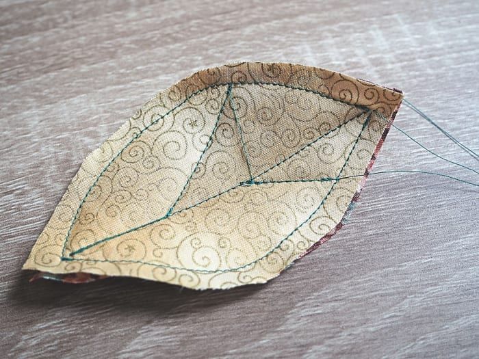 как да си направя-есен-листа-маса-бегач-от-тъкан-остатъци