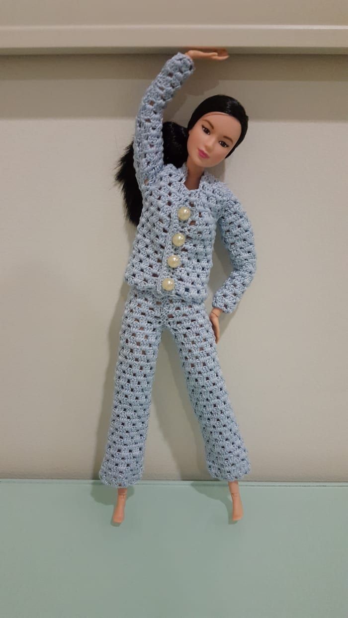 Conjunto de pijama de Barbie