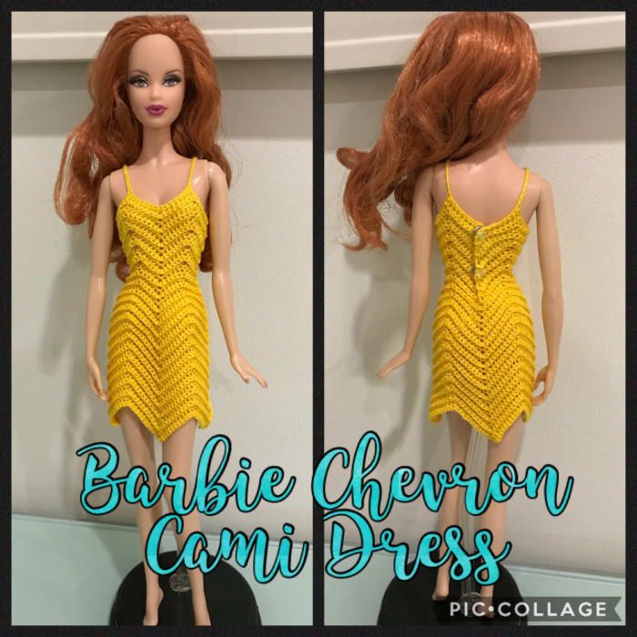 Haak een Barbie Chevron Cami-jurk: gratis patroon