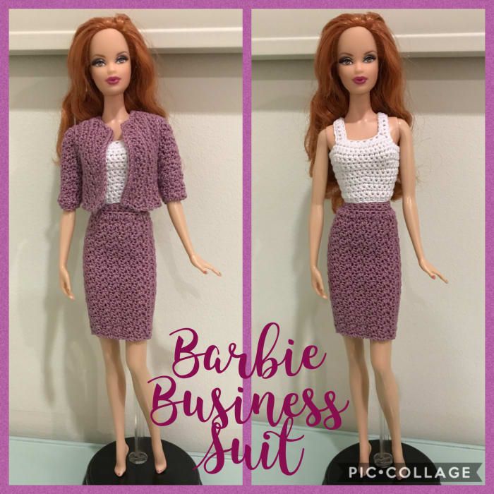 Barbie Business Anzug (Free Crochet Pattern)