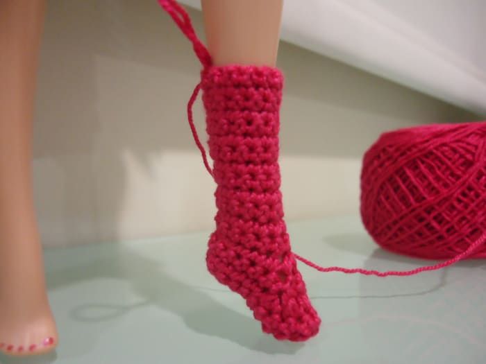 Barbie-calcetines-básicos-patrón-de-ganchillo-libre