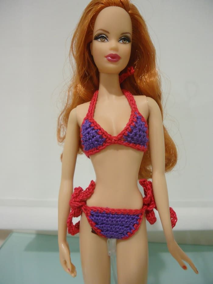 Barbie Bikini (patrón de ganchillo gratis)