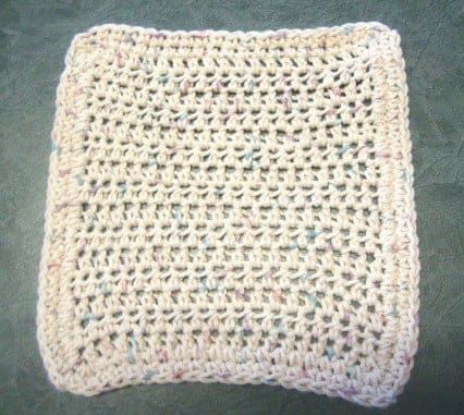 как да си направя кърпа за плетене на една кука