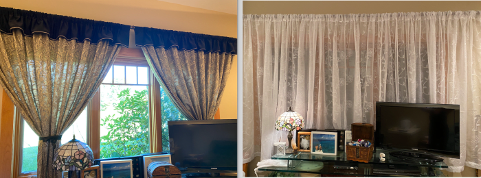 Cómo conservar el dobladillo original al acortar cortinas o prendas