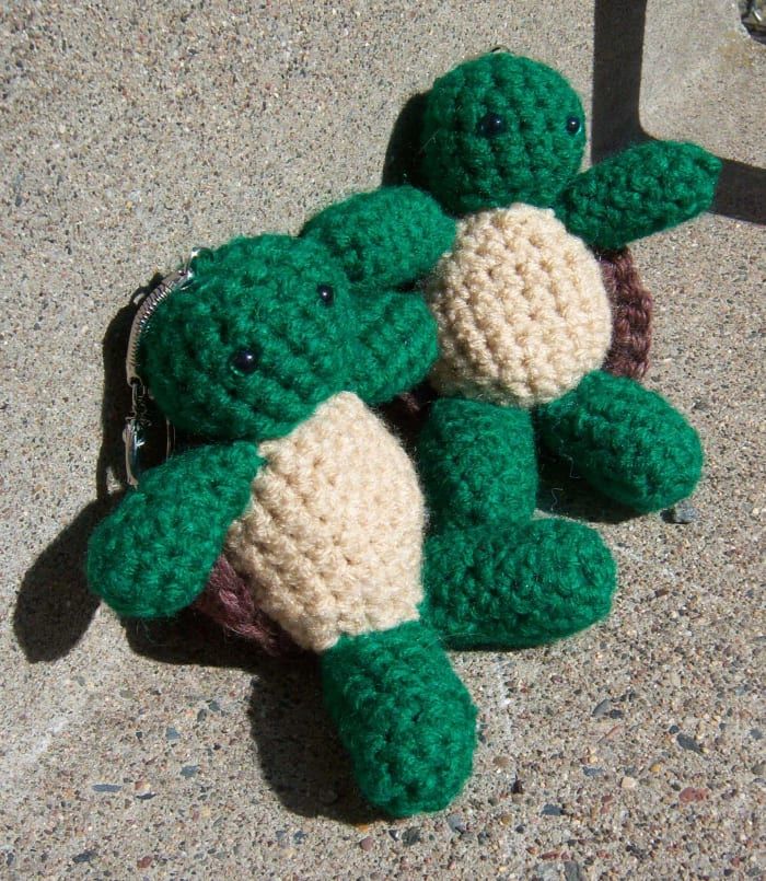 Hur man virkar en sköldpaddsnyckelring